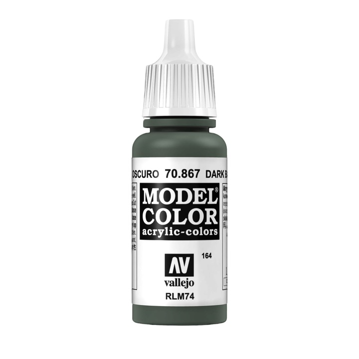 Akril festék, Vallejo, 164, 17 ml, Sötétkék/Szürke