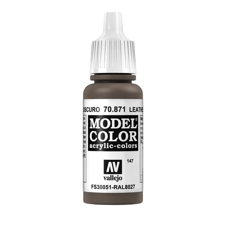 Vallejo Akril festék, 147, 17 ml, Sötétbarna