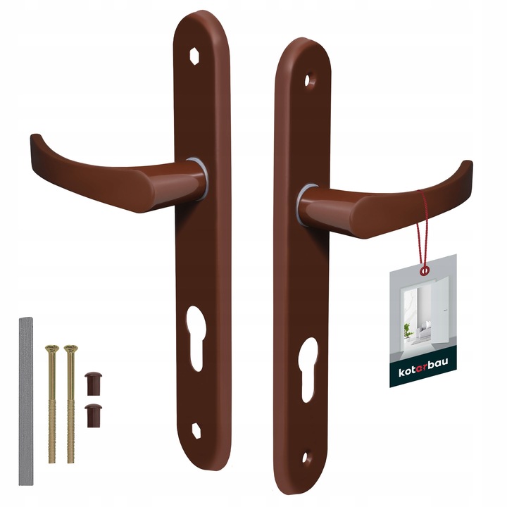 Maner usa, Kotarbau, Aluminiu/Otel, 72 mm, Maro