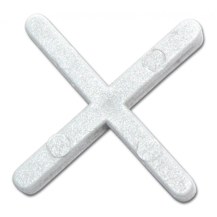 Distantiere pentru placi, gresie si faianta, Rost 3 mm, 1000 buc, RUBI-2001