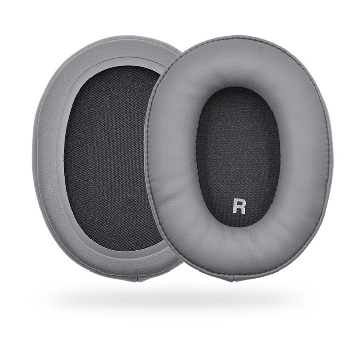 OEM fülpárna szivacs készlet, SteelSeries Arctis 1, 3, 5, 7, 9, Pro fejhallgatókhoz, fülre helyezhető, sötétszürke, 2 db