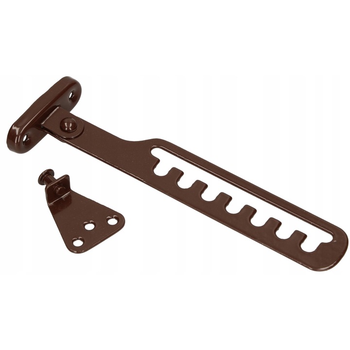 Ablakzárak, Kotarbau, Acél, 185 x 32 mm, Barna