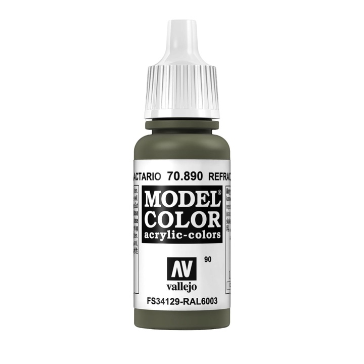 Akril festék, Vallejo, 090, 17 ml, Sötétzöld