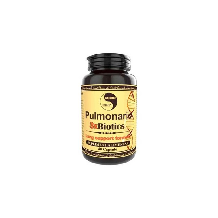 Pulmonario 3xBiotics, 40cps - Pro Natura