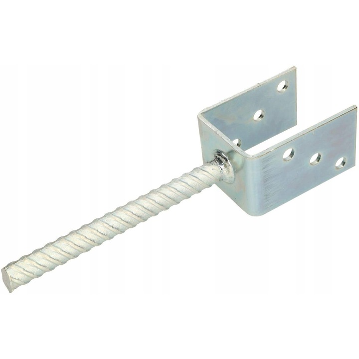 Ancora pentru stalpi Kotarbau, 191 x 70 mm, Otel, Argintiu