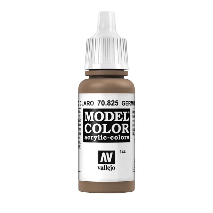 Akril festék, Vallejo, 144, 17 ml, Barna
