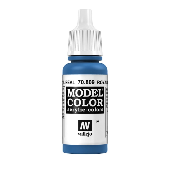 Akril festék, Vallejo, 054, 17 ml, Királykék