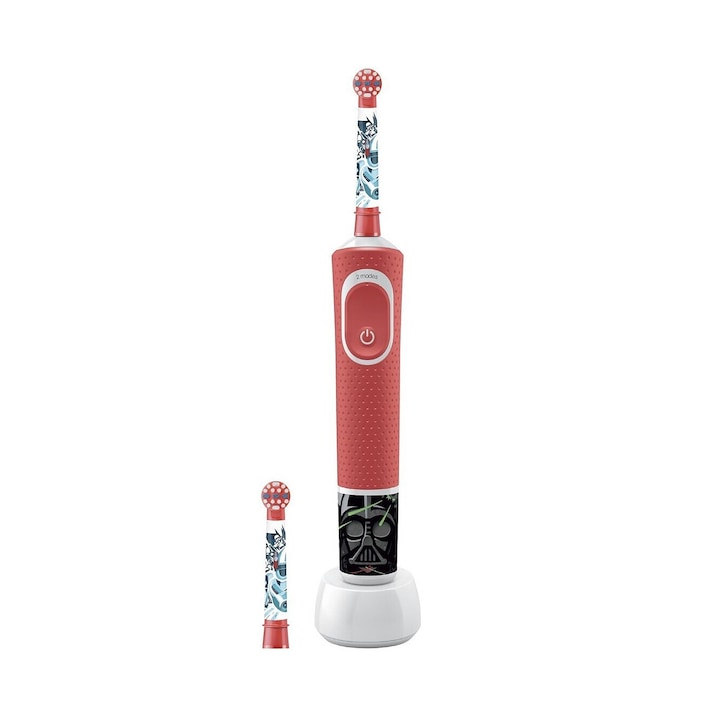 Oral-B Vitality Star Wars elektromos fogkefe gyerekeknek 7600 oszcilláció/perc, 2D tisztítás, 2 program, 2 fej, 4 matrica mellékelve