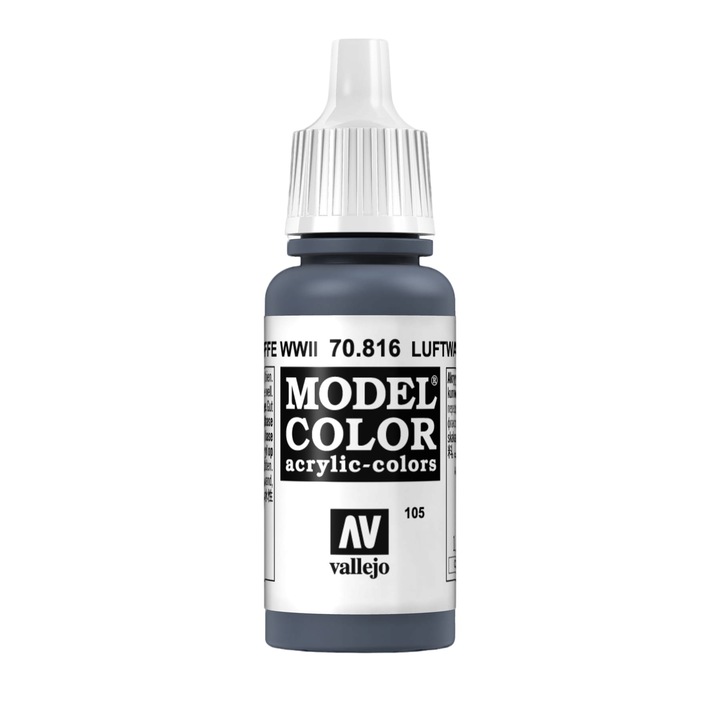 Akril festék, Vallejo, 105, 17 ml, Kék szürke