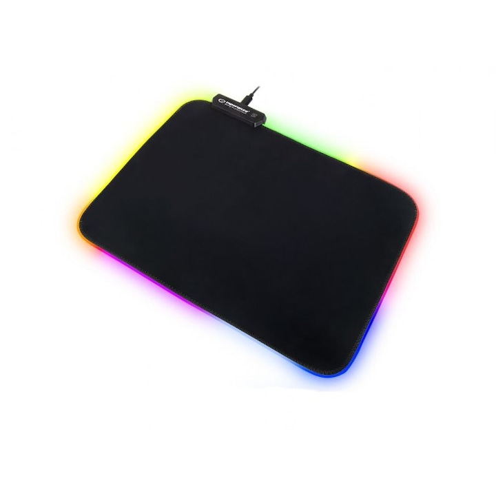 Esperanza Zodiak RGB Illuminated Gaming Egérpad Black, 241165, Egérpad