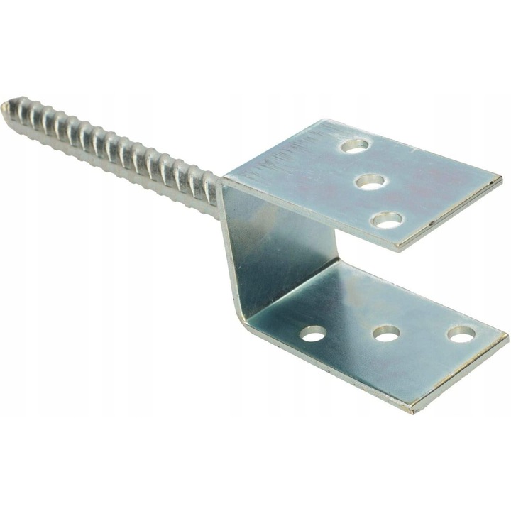 Ancora pentru stalpi Kotarbau, Reglabila, 191 x 60 mm, Otel, Argintiu