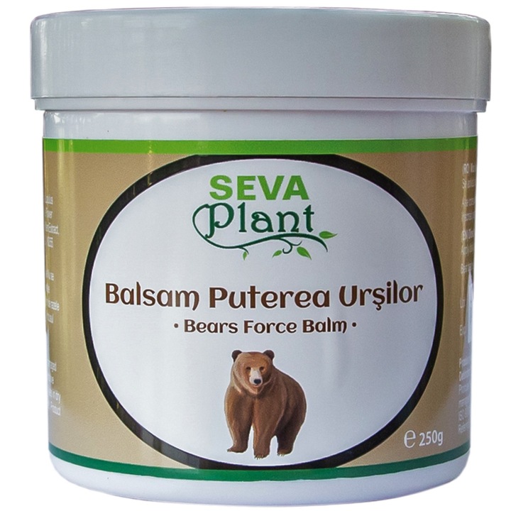 Gel balsam Puterea Ursului 250ml, SevaPlant