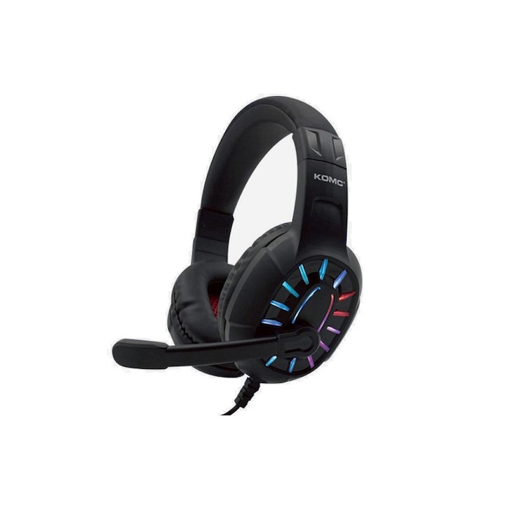 Casti cu microfon, Nilox, Negru