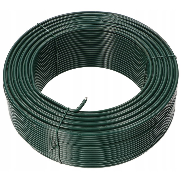 Sarma de legat pentru gradina Kotarbau, Otel/PVC, 2.6 mm x 100 m, Verde