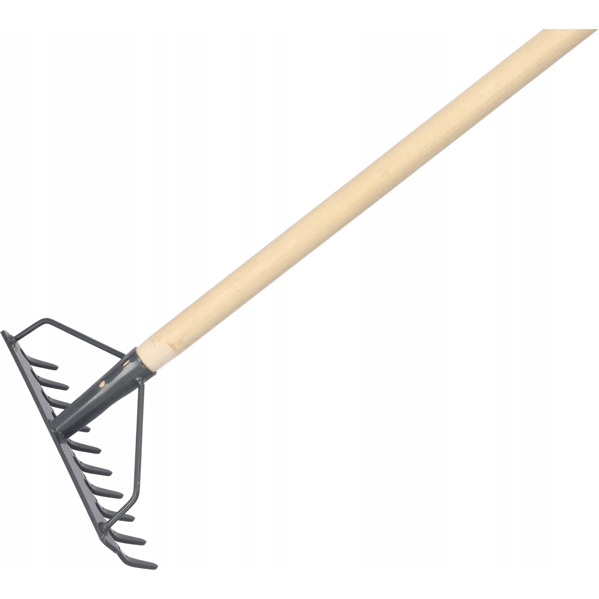 Grebla Kotarbau, Metal/Lemn, 10 Dinti, Gri/Maro - eMAG.ro