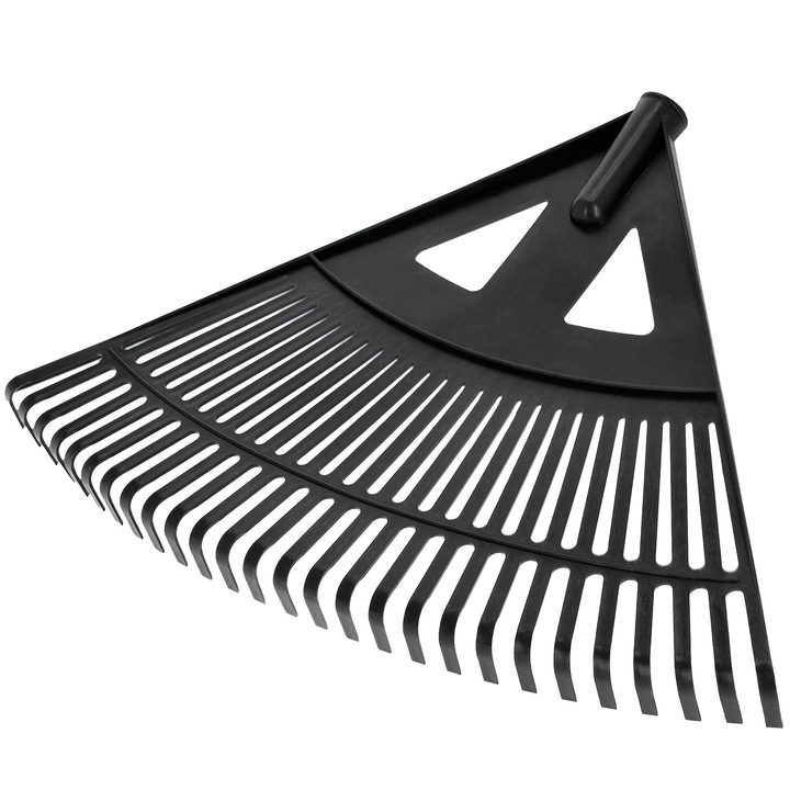 Grebla frunze Kotarbau, Plastic, 580 mm, Negru