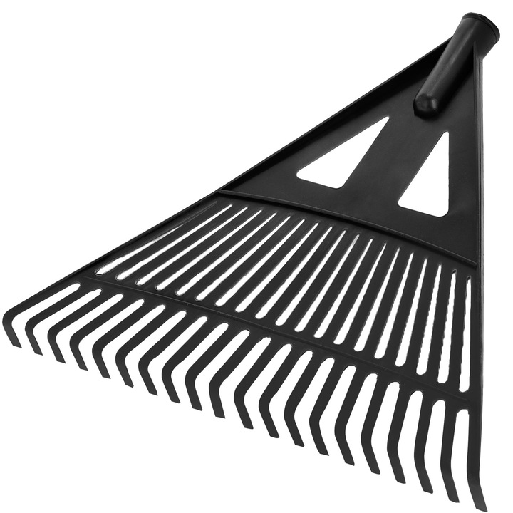 Grebla frunze Kotarbau, Plastic, 435 mm, Negru