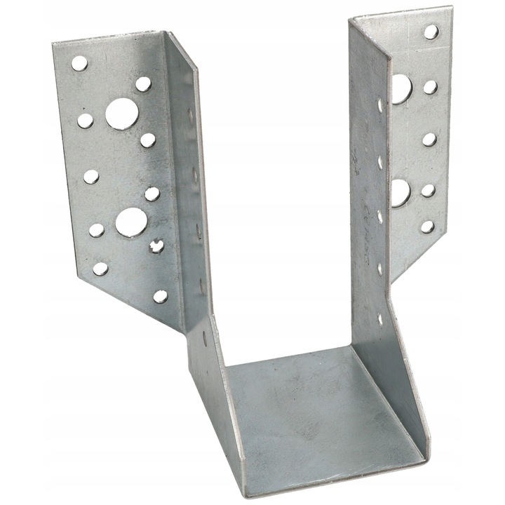 Set 25 de suporturi pentru conectori Kotarbau, 130 x 60 mm, Tabla, Argintiu