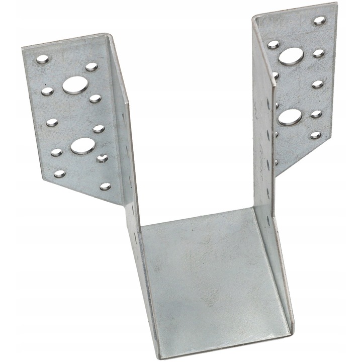 Set 10 suporturi pentru conectori Kotarbau, 130 x 60 mm, Tabla, Argintiu