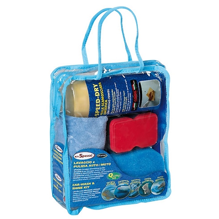 Kit curatare/lustruire auto, Lampa, 5 piese, Multicolor