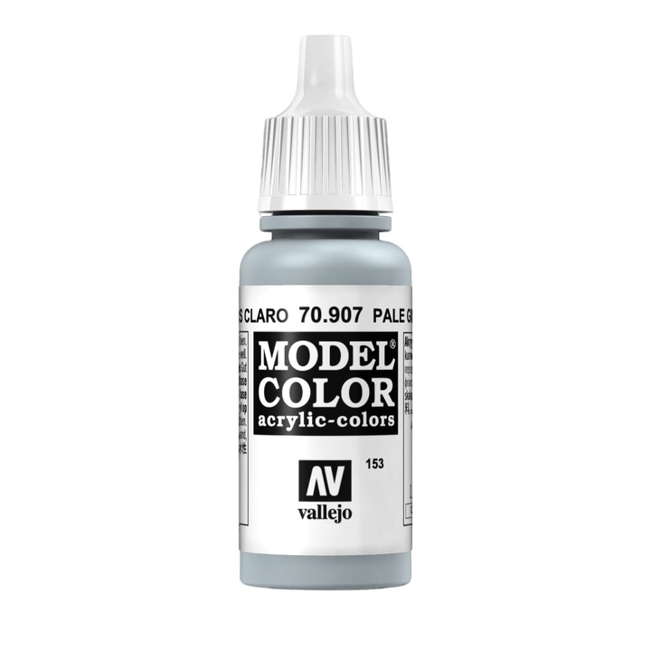 Akril festék, Vallejo, 153, 17 ml, Halványkék szürke