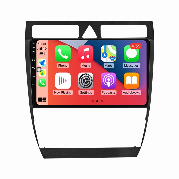 Navigatie Audi A6 C5 din 1997-2004, NAVIGPS, Android 13, Wireless Carplay si Android Auto, 2GB RAM si 32GB ROM, Display IPS 9 inch, Camera Marsarier, Internet, Aplicatii, Wi Fi, Usb, Bluetooth