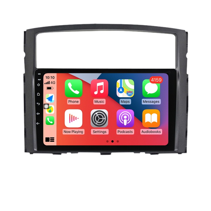 Navigatie Mitsubishi Pajero din 2006-2014, NAVIGPS, Android 13, Wireless Carplay si Android Auto, 2GB RAM si 32GB ROM, Display IPS 9 inch, Camera Marsarier, Internet, Aplicatii, Wi Fi, Usb, Bluetooth