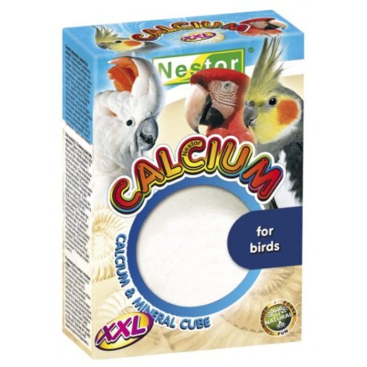 Cub calciu pentru papagali mari Nestor, 100g