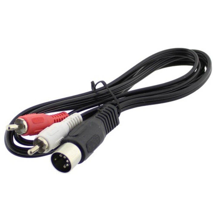 Cablu audio DIN tata la 2 x RCA tata, 1.2m, L100231