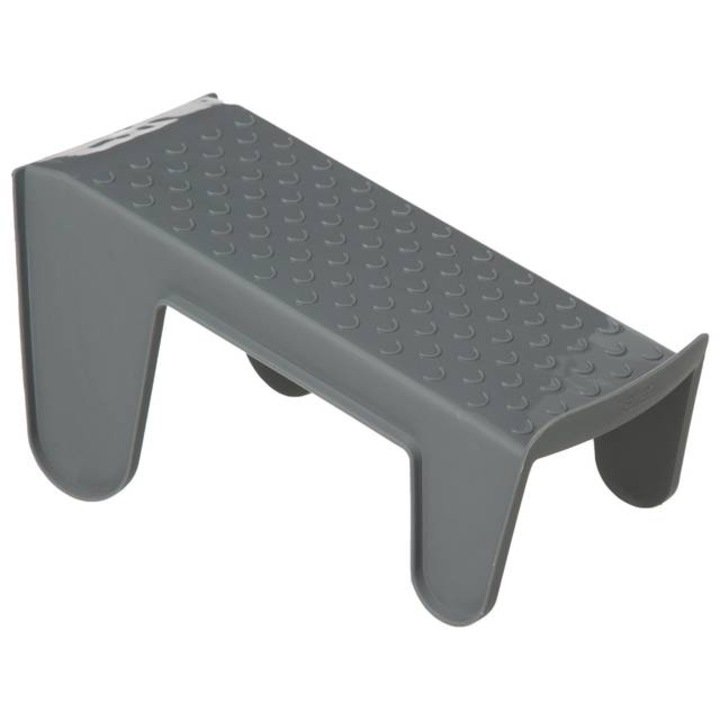 Set organizator pantofi, 5 bucati, Plastic, Gri