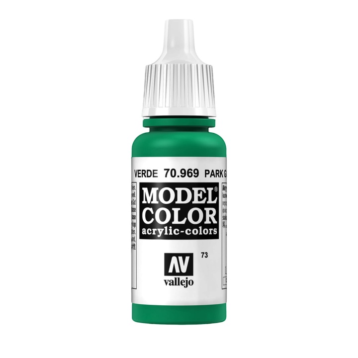 Akril festék, Vallejo, 073, 17 ml, Zöld