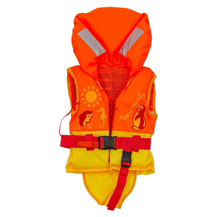 Vesta de salvare Zoo, multicolora, 100N, copii 15-30 kg