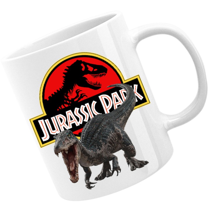 Cana Jurassic Park Dinosaur T-REX Scary, alba, 330 ml