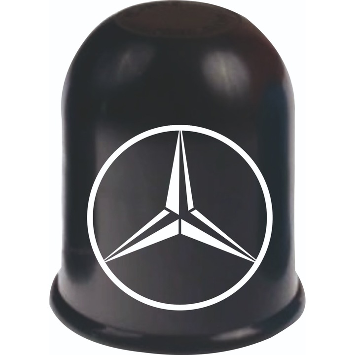 Capac protectie carlig pentru remorca auto, plastic, personalizat Mercedes Benz