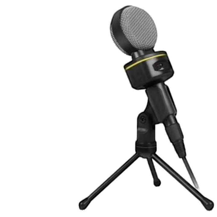 Microfon cu condensator de inregistrare, Andowl, QY-920, Negru