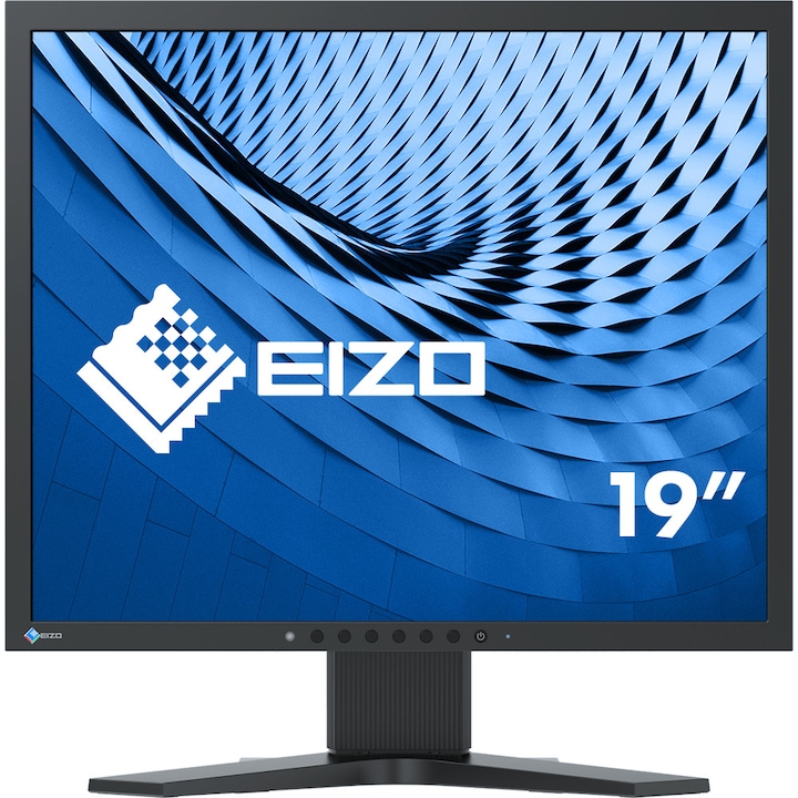 Монитор EIZO S1934H-BK 19` IPS LED, 1280x1024, VGA, DVI, DisplayPort, черен S1934H-BK EoL