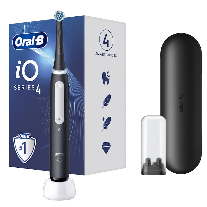 Oral-B iO Series 4 elektromos fogkefe, fekete