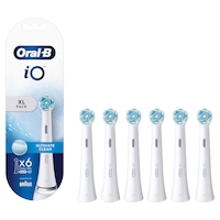 Set 6xCapete periuta de dinti, Oral-B, iO Ultimate Clean, Alb