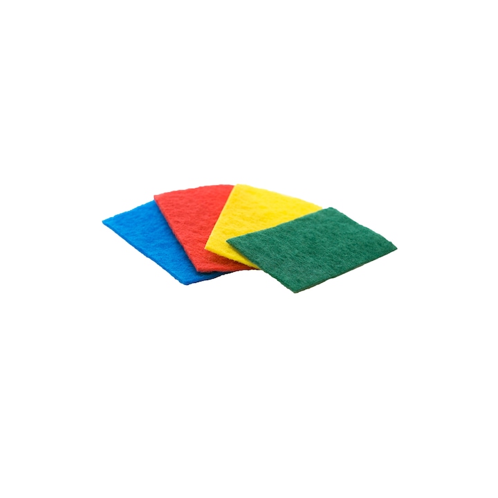 Комплект от 4 различни цветни абразивни кърпи