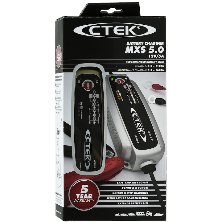 Redresor acumulatori CTEK MXS 5.0 12V 5A EU