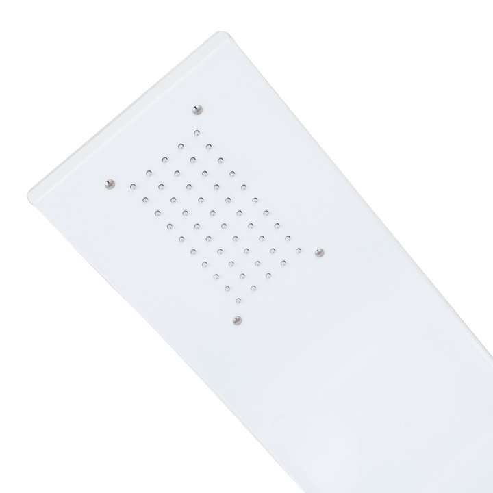 Душ панел Angel Genesis, неръждаема стомана sus304, 4 функции, бял гланц
