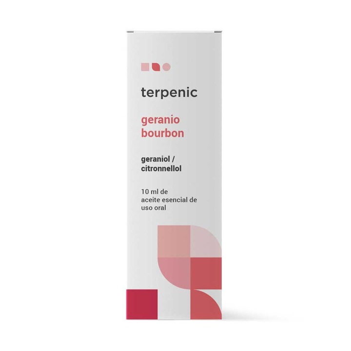 Supliment alimentar Ulei de Geranium Bourbon, Terpenic Labs, Pentru sistemul respirator, 10ml