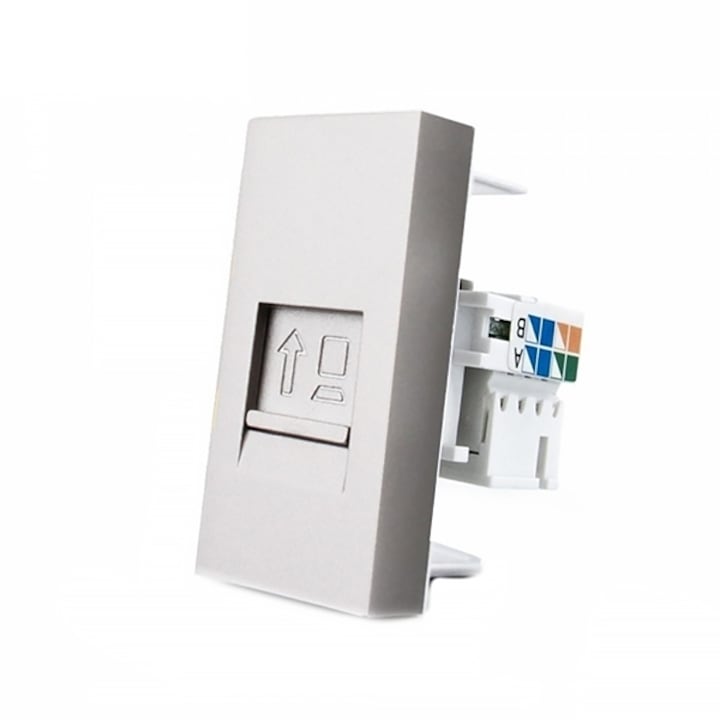 Priza internet Livolo, Gri, VL-FCCP-1IP