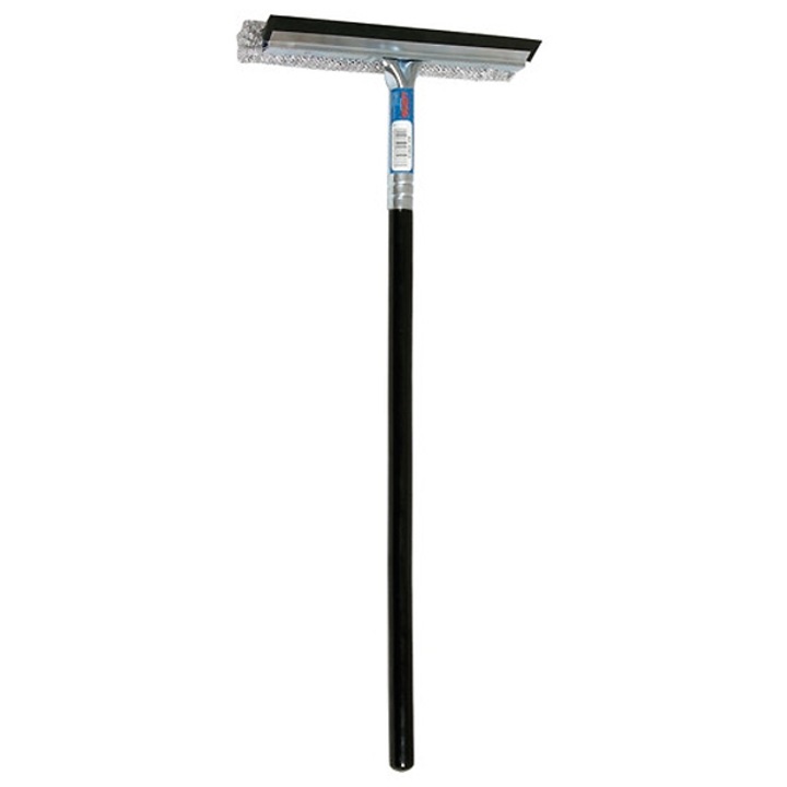 Stergator pentru geamuri, Lampa, Lemn, 47 cm, Argintiu/Negru