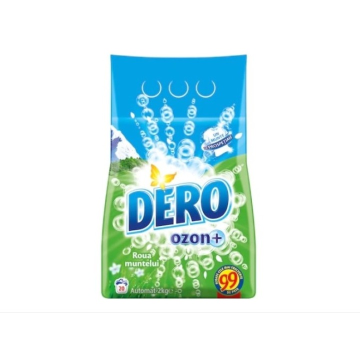 Detergent automat Dero Ozon+ Roua Muntelui Plus, 2kg, 20 spalari