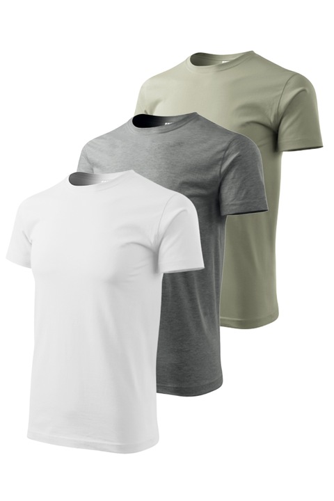Set 3 tricouri pentru barbati Basic Colormix-3, Malfini, Multicolor