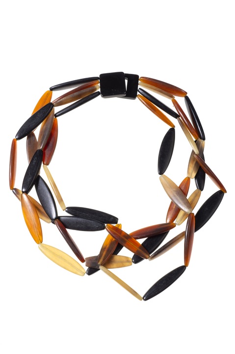 Nyaklánc, Gloria Maris, 543764 barna/fekete, 45 cm