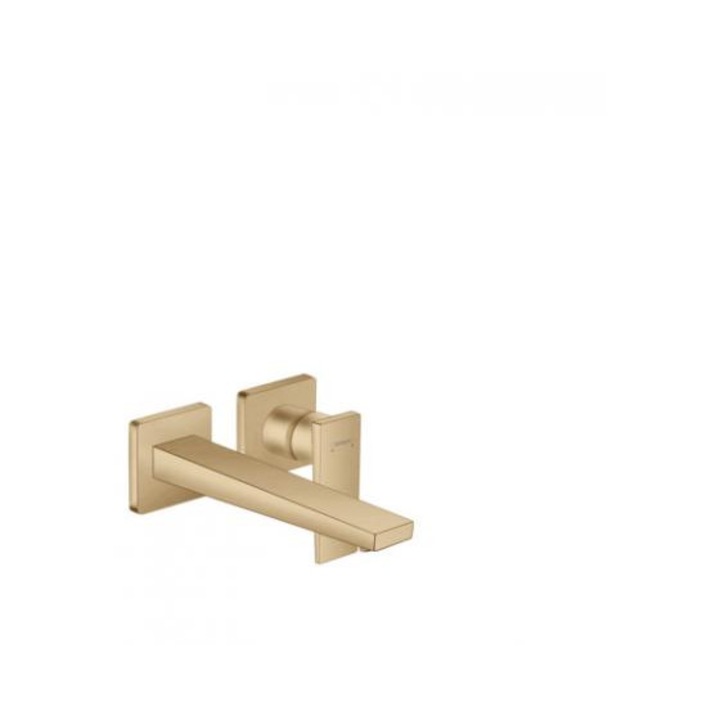 Смесител за мивка Metropol, за вграден монтаж на стена, едноръкохватков, полиран бронз, 32526140 Hansgrohe