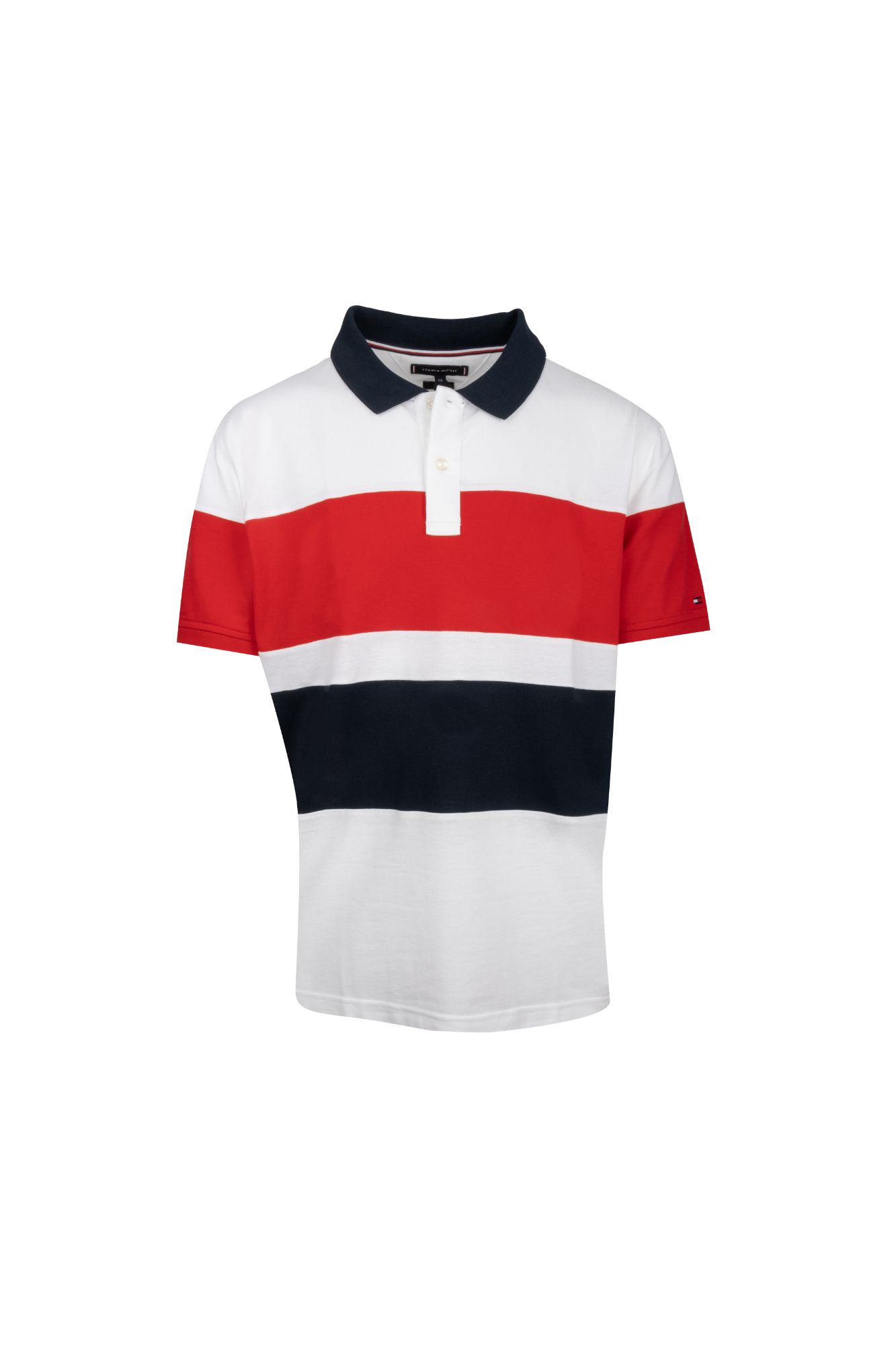 Significance Reject abstract Tricou in dungi orizontale, polo, Tommy Hilfiger, Rosu Tibetan, XXL -  eMAG.ro