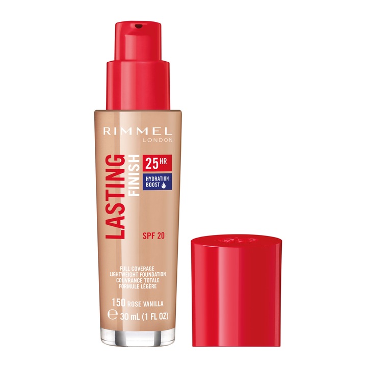 Fond de ten Rimmel Lasting Finish 25 H, 150 Rose Vanilla, 30 ml